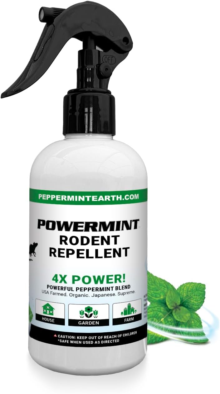 POWERMINT بخاخ طارد القوارض بزيت النعناع 8 أونصات - Image 1